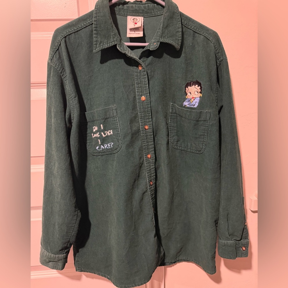 Betty Boop Vintage Button Down Shirt